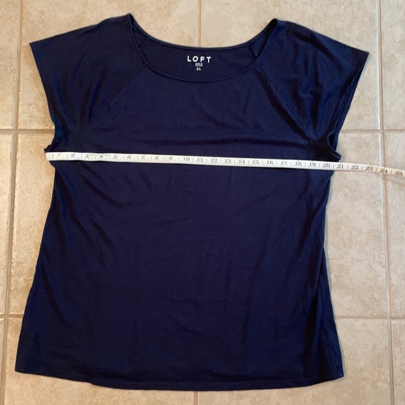LOFT Navy Shirt - Picture 4 of 5